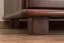 Kleiderschrank Kiefer Vollholz massiv Nussfarben 008 - Abmessung 190 x 80 x 60 cm (H x B x T)