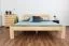 Jugendbett Kiefer massiv Vollholz natur 75, inkl. Lattenrost - 160 x 200 cm (B x L)