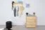 Garderobe Kiefer massiv Vollholz natur Junco 347 – Abmessungen: 100 x 70 x 31,5 cm (H x B x T)