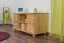 TV-Unterschrank Kiefer Vollholz massiv natur 002 - Abmessung 55 x 118 x 47 cm (H x B x T)