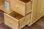 TV-Unterschrank Kiefer Vollholz massiv natur 002 - Abmessung 55 x 118 x 47 cm (H x B x T)