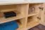 TV-Unterschrank Kiefer Vollholz massiv natur 001 - Abmessung 55 x 136 x 47 cm (H x B x T)