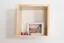 Hängeregal / Wandregal Kiefer massiv Vollholz natur Junco 291C - 30 x 30 x 20 cm (H x B x T) 