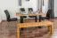 Esstisch Wooden Nature 413 Eiche massiv geölt, Tischplatte rustikal - 160 x 90 cm (B x T)