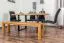 Esstisch Wooden Nature 413 Eiche massiv geölt, Tischplatte rustikal - 160 x 90 cm (B x T)