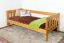 Kinderbett / Juniorbett Kiefer massiv Vollholz Erlefarben 95, inkl. Lattenrost - 90 x 200 cm (B x L)
