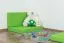 Sitzkissen 2er-Set für Kinderbett / Etagenbett / Funktionsbett Tim - Farbe: Grün