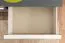 Kommode Vaitele 12, Farbe: Anthrazit Hochglanz / Walnuss - 88 x 106 x 45 cm (H x B x T)