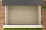 Kommode Vaitele 15, Farbe: Anthrazit Hochglanz / Walnuss - 123 x 60 x 45 cm (H x B x T)