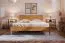 Einzelbett / Gästebett Wellsford 01 Wildeiche massiv geölt - Liegefläche: 140 x 200 cm (B x L)