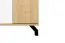 Vitrine Riemst 04, Farbe: Eiche / Weiß - Abmessungen: 194 x 60 x 40 cm (H x B x T)
