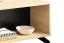 Couchtisch Riemst 14, Farbe: Eiche / Schwarz - Abmessungen: 90 x 70 x 39 cm (B x T x H)