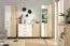 Schrank Riemst 02, Farbe: Eiche / Weiß - Abmessungen: 194 x 60 x 40 cm (H x B x T)