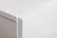 Wohnwand mit LED-Beleuchtung Kongsvinger 99, Farbe: Eiche Wotan / Grau Hochglanz - Abmessungen: 180 x 330 x 40 cm (H x B x T)
