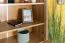 Vitrine Eiche massiv natur Aurornis 11 - Abmessungen: 200 x 142 x 40 cm (H x B x T)