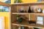 Vitrine Eiche massiv natur Aurornis 12 - Abmessungen: 200 x 142 x 40 cm (H x B x T)