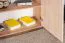 Regal Curug 18, Farbe: Eiche / Buche hell - Abmessungen: 188 x 90 x 34 cm (H x B x T)