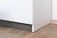Kinderzimmer - Kommode Frank 08, Farbe: Weiß / Grau - 83 x 90 x 40 cm (H x B x T)
