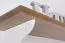 Garderobe Kiefer Vollholz massiv weiß / braun Lagopus 01 – Abmessungen: 25 x 100 x 25 (H x B x T)