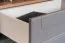 TV-Unterschrank Lotofaga 06, Farbe: Grau / Walnuss - 52 x 151 x 54 cm (H x B x T)