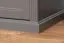 Schrank Lotofaga 05, Farbe: Grau / Walnuss - 193 x 65 x 38 cm (H x B x T)