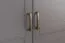 Drehtürenschrank / Kleiderschrank Lotofaga 15, Farbe: Grau / Walnuss - 227 x 181 x 59 cm (H x B x T)