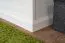 Schrank Lotofaga 05, Farbe: Weiß / Walnuss - 193 x 65 x 38 cm (H x B x T)