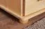 Kleiderschrank Kiefer Vollholz massiv natur Junco 08B - Abmessung 195 x 102 x 59 cm (H x B x T)