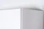 Drehtürenschrank / Kleiderschrank Siumu 27, Farbe: Weiß / Weiß Hochglanz - 224 x 137 x 56 cm (H x B x T)