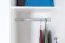 Drehtürenschrank / Kleiderschrank Siumu 26, Farbe: Weiß / Weiß Hochglanz - 224 x 317 x 56 cm (H x B x T)