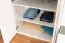 Drehtürenschrank / Kleiderschrank mit Rahmen Siumu 37, Farbe: Weiß / Weiß Hochglanz - 226 x 322 x 60 cm (H x B x T)