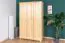 Kleiderschrank Kiefer 120 cm