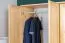 Kiefer Kleiderschrank 120 cm Breite