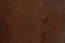 Stabile Kommode aus Kiefer massiv Vollholz Walnussfarben Junco 165, im Landhaus Stil, mit zwei Schubladen, 100 x 80 x 42 cm, modernes und einfaches Design