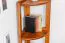 Regal / Eckregal Kiefer massiv Vollholz Eichefarben Junco 61 - Abmessungen: 125 x 40 x 30 cm (H x B x T)
