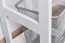 Schreibtisch Kiefer massiv Vollholz Weiß Junco 194 - Abmessung: 75 x 120 x 50 cm (H x B x T)