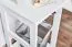 Schreibtisch Kiefer massiv Vollholz Weiß Junco 194 - Abmessung: 75 x 120 x 50 cm (H x B x T)