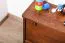 Schuhschrank Kiefer Vollholz massiv Nussfarben Junco 216 - Abmessungen: 44 x 72 x 30 cm (H x B x T)