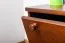 Schuhschrank Kiefer Vollholz massiv Nussfarben Junco 216 - Abmessungen: 44 x 72 x 30 cm (H x B x T)