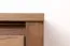 Schreibtisch Selun 11, Farbe: Eiche Dunkelbraun - 75 x 120 x 53 cm (H x B x T)