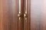 Kommode Sentis 05, Farbe: Dunkelbraun - 97 x 168 x 46 cm (H x B x T)