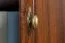 Drehtürenschrank / Kleiderschrank Sentis 24, Farbe: Dunkelbraun - 193 x 158 x 62 cm (H x B x T)