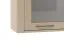 Hängevitrine Kainanto 01, Farbe: Eiche / Grau - Abmessungen: 39 x 96 x 25 cm (H x B x T)