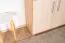 Schrank Curug 19, Farbe: Eiche / Buche hell - Abmessungen: 188 x 90 x 34 cm (H x B x T)
