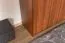 Kommode Mojokerto 02, Farbe: Walnuss / Schwarz - Abmessungen: 85 x 90 x 39 cm (H x B x T)
