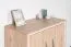 Kommode Cianjur 09, Farbe: Eiche / Weiß - Abmessungen: 108 x 80 x 40 cm (H x B x T)