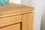 Robuste Kommode / Sideboard Balsa 02, Saug- und Wischroboter kompatibel, geölt und gewachst, Natur, Soft-Close-System, Eiche teilmassiv, 87 x 175 x 47 cm, zwei Türen und drei Schubladen