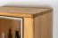 Vitrine Jussara 03, Farbe: Natur, Eiche teilmassiv – 201 x 69 x 42 cm (H x B x T)