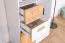 Jugendzimmer - Schrank Dennis 07, Farbe: Esche / Weiß - Abmessungen: 188 x 80 x 40 cm (H x B x T)