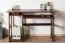Stabiler Walnussfarbener Schreibtisch Kiefer massiv Vollholz Junco 194, 75 x 120 x 50 cm, genügend Stauraum, ein Fach, ausziehbaren Tastaturfach, schlichtes Design